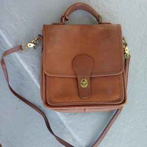 Vintage Coach Willis Station 5130 Brown Crossbody Bag